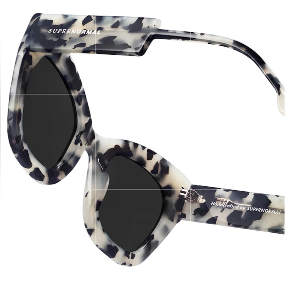 AMBITIOUS Marble frame + Black lenses Supernormal  NWOT - Picture 6 of 6